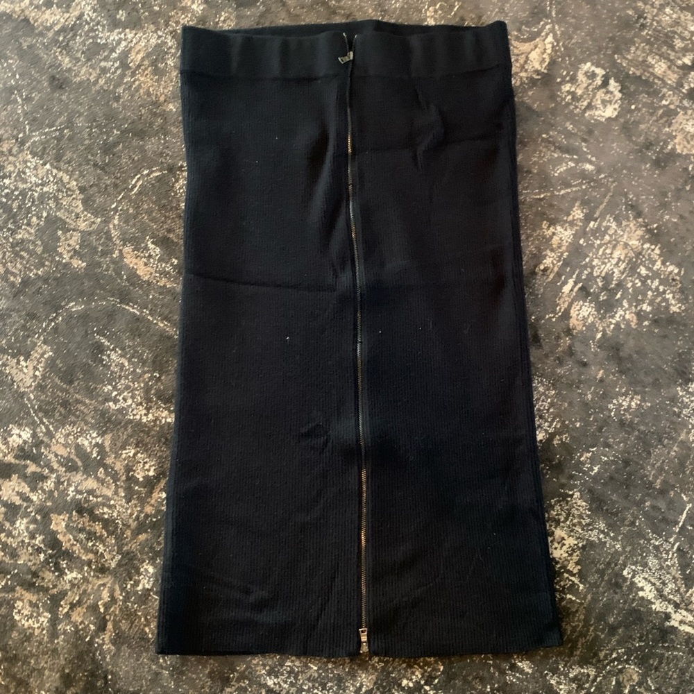 Ann Taylor Zipper Sweater Skirt, L